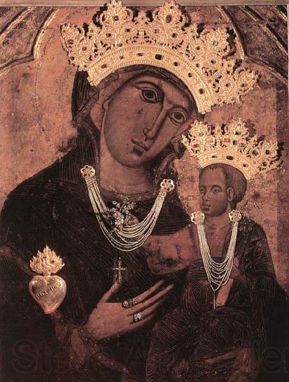 unknow artist Madonna del Voto after 1261 France oil painting art